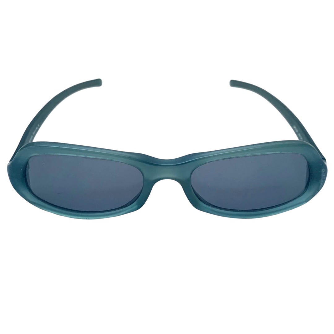 【yudai】PRADA frosted sunglasses Prada SS 2001 Teal Frosted Sunglasses - Etsy