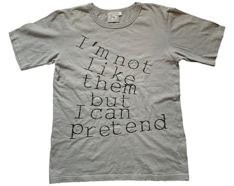 2000年代初頭のプリーン製グレーコットンTシャツ