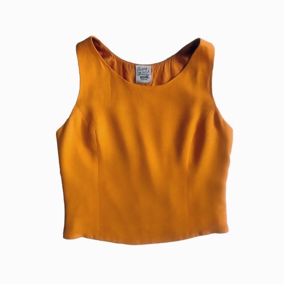 MOSCHINO Cheap & Chic orange top