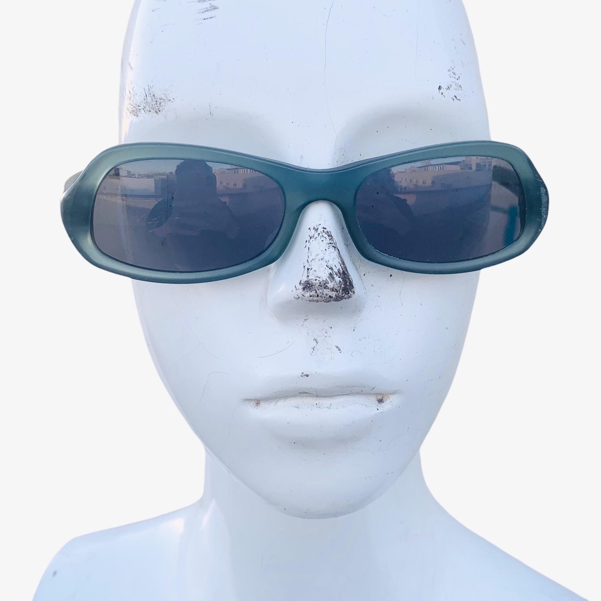 Prada SS 2001 Teal Frosted Sunglasses - Etsy