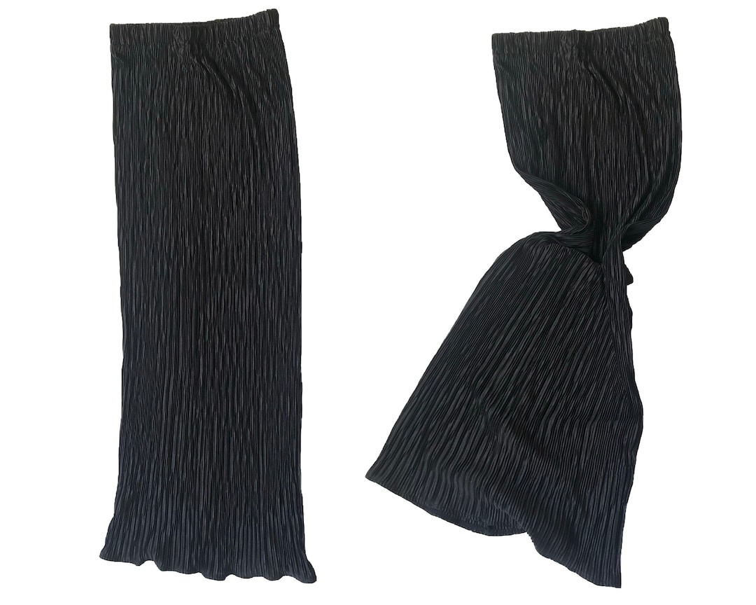 90s WORKERS for FREEDOM SILK SKIRT 英国製 Workers for Freedom Vintage 1990s Grey Black Tie Dye Silk
