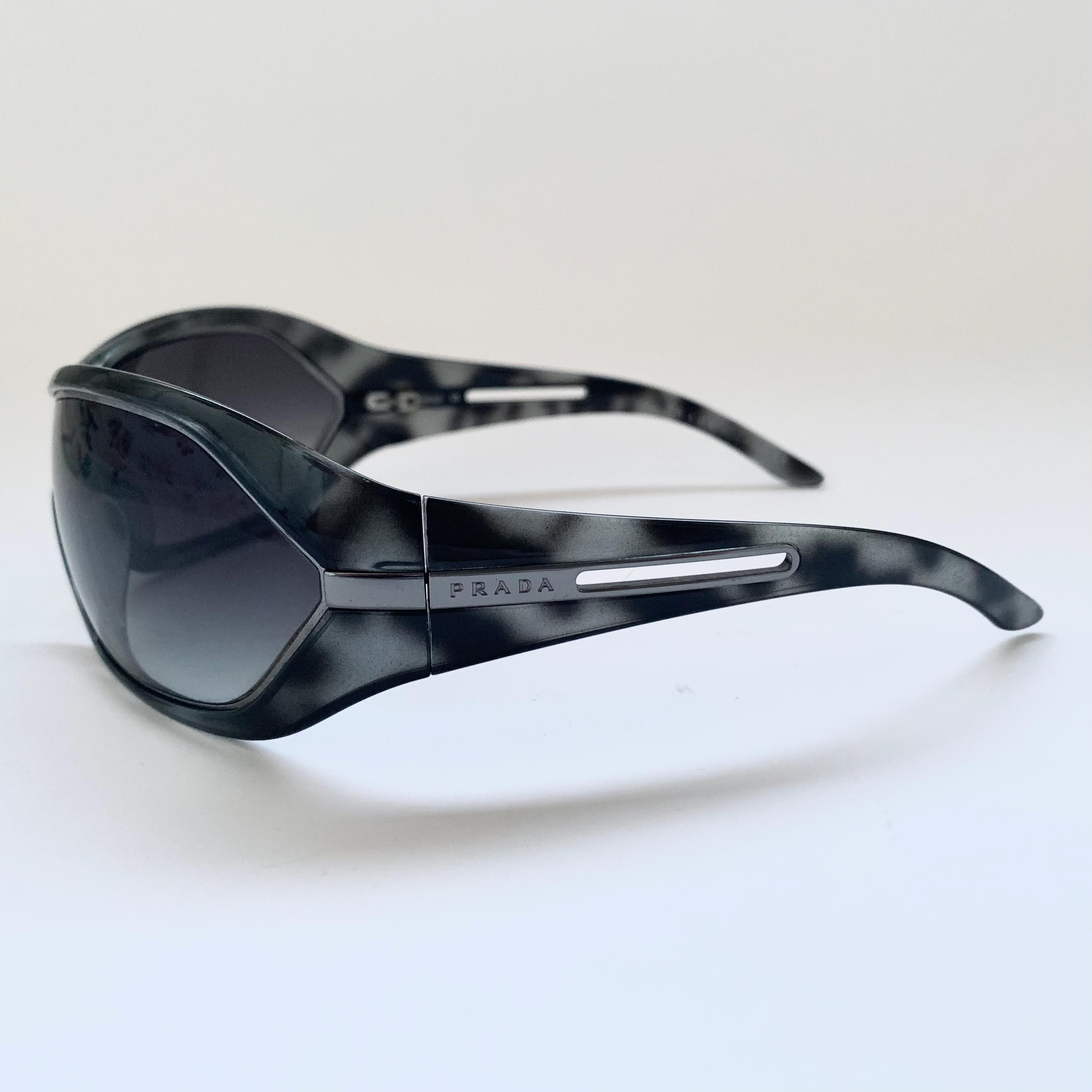 SS 2006 Prada Wraparound Sunglasses, Futuristic Shield