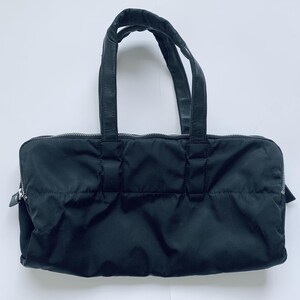 90s Yohji Yamamoto Y'saccs Nylon Handbag With Leather Handles - Etsy