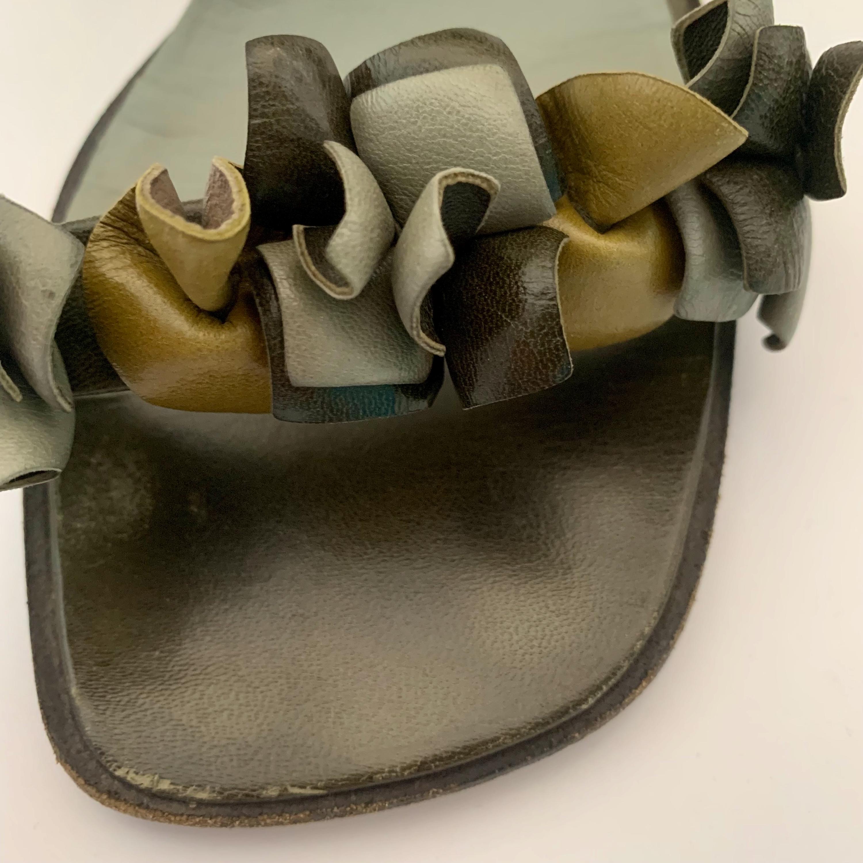 SS2000 PRADA プラダ ヘビ革 ストラップサンダル　希少 イタリア製 SS2000 PRADA プラダ ヘビ革 ストラップサンダル 希少