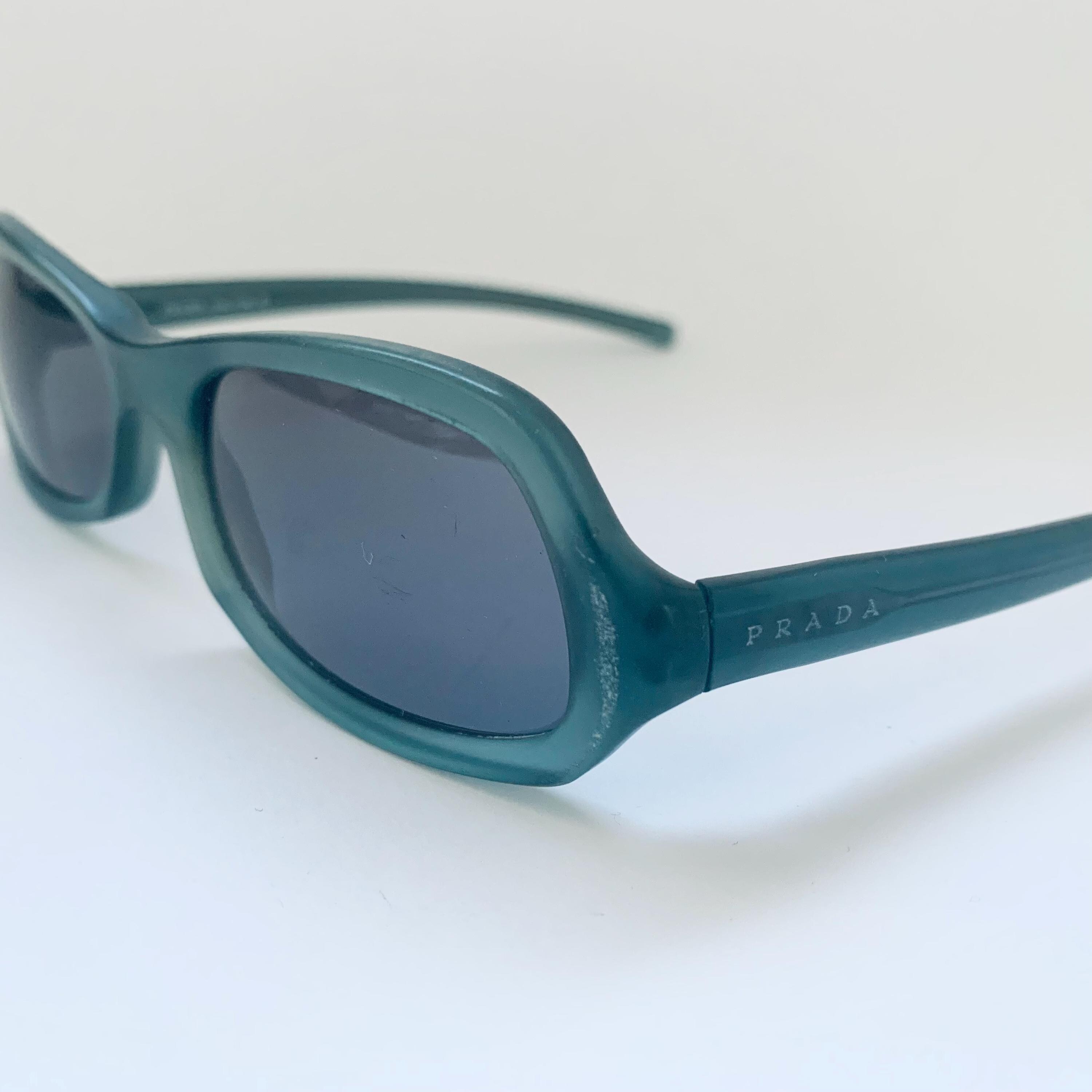 【yudai】PRADA frosted sunglasses SOLD- PRADA 2000s Frosted Gray/ Silver Sunglasses | eBay