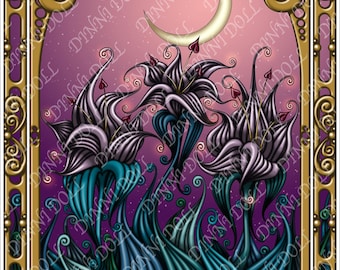 Oscar's Garden — A2 Satin Paper Art Print
