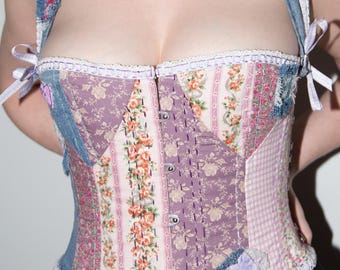 Handmade, Farmhouse Corset - Size 12