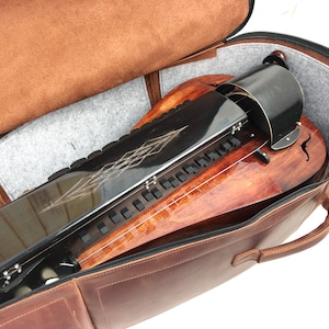 Hurdy-Gurdy CASE / Gurdy Protective Case / Genuine Leather Case / Protection
