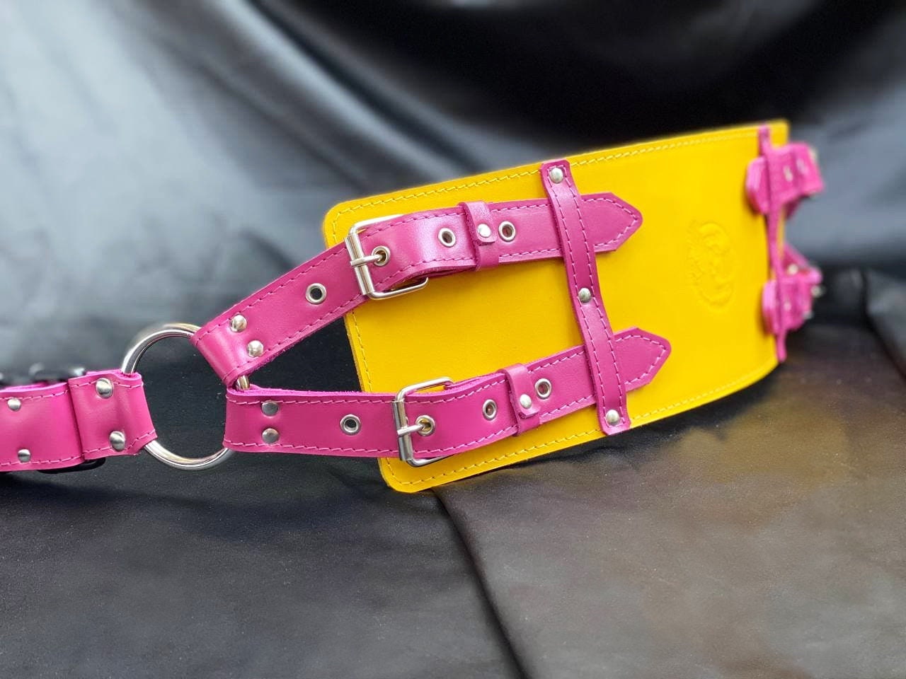 Leather Hurdy-Gurdy STRAP / Leather STRAP / Genuine Leather Strap / Personalized Strap / Engraved Strap