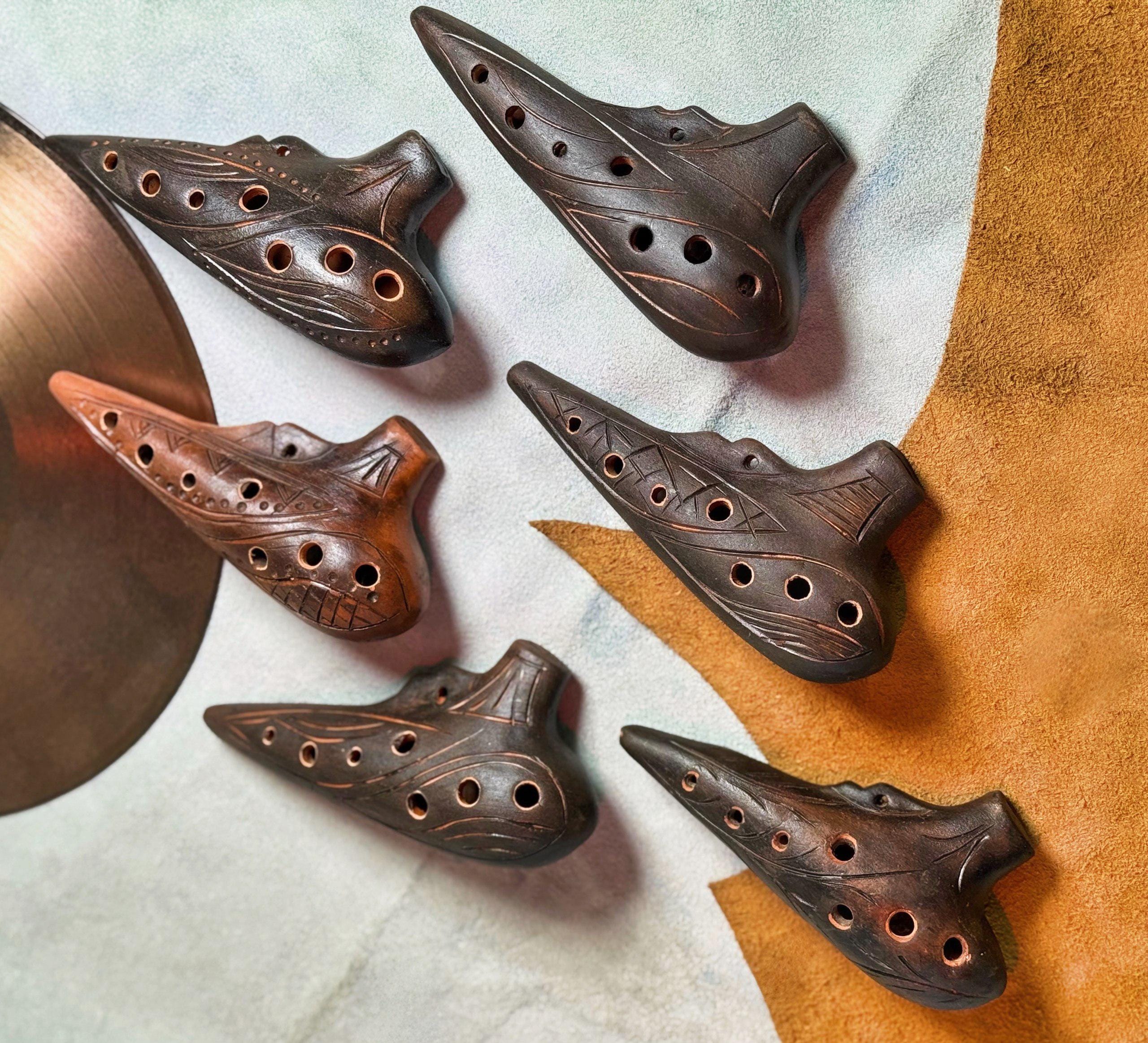 The Okarina / Ceramic Clay Musical Instruments / Ocarina / Natural