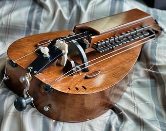 ハーディ・ガーディ フラワー・オブ・ライフ：本物の中世弦楽器 - Etsy