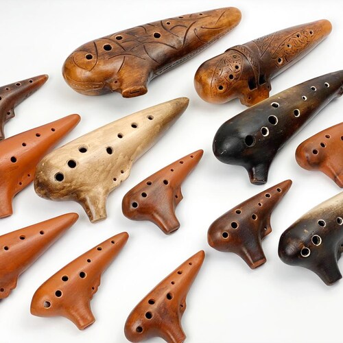 Ocarina Whistle Ceramic Musical Instrument Gift Etsy
