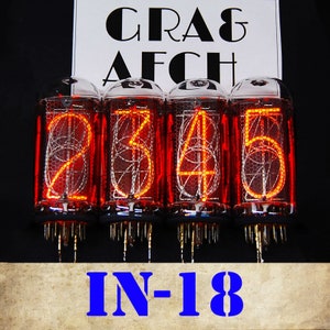 IN-18 Nixie Tubes [4 pcs set]