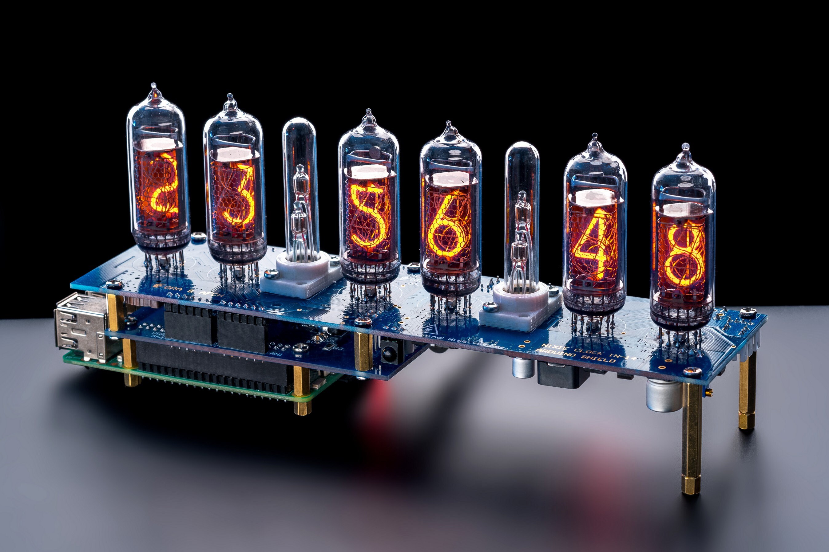 Nixie Tube Clock IN14 Raspberry Pi Hat and Shield for Etsy