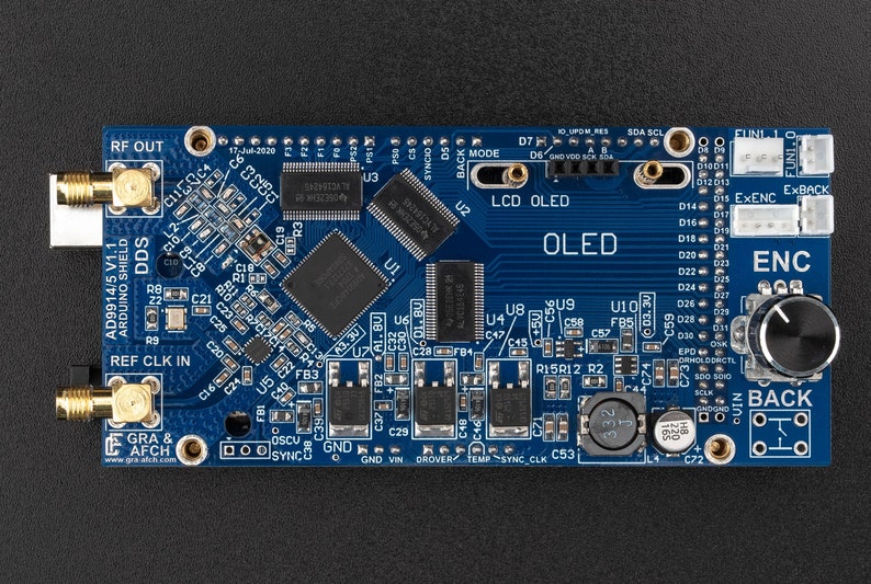 DDS AD9915 Arduino Shield RF Signal Generator [1ghz @3ghz Core Clock ...