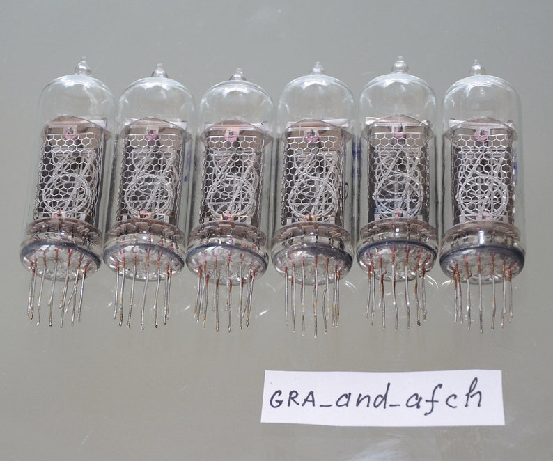 IN-14 Nixie Tubes [6 Pcs] - Etsy