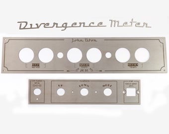 Zestaw metalowych płytek do drewnianej obudowy zegarów na lampach Nixie IN-18\Z566\ZM1042