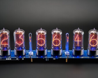 Nixie Tubes Clock Z568 Arduino Shield12/24 Hour Format [tubes