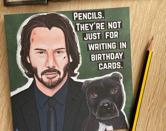 Keanu Reeves Card Etsy