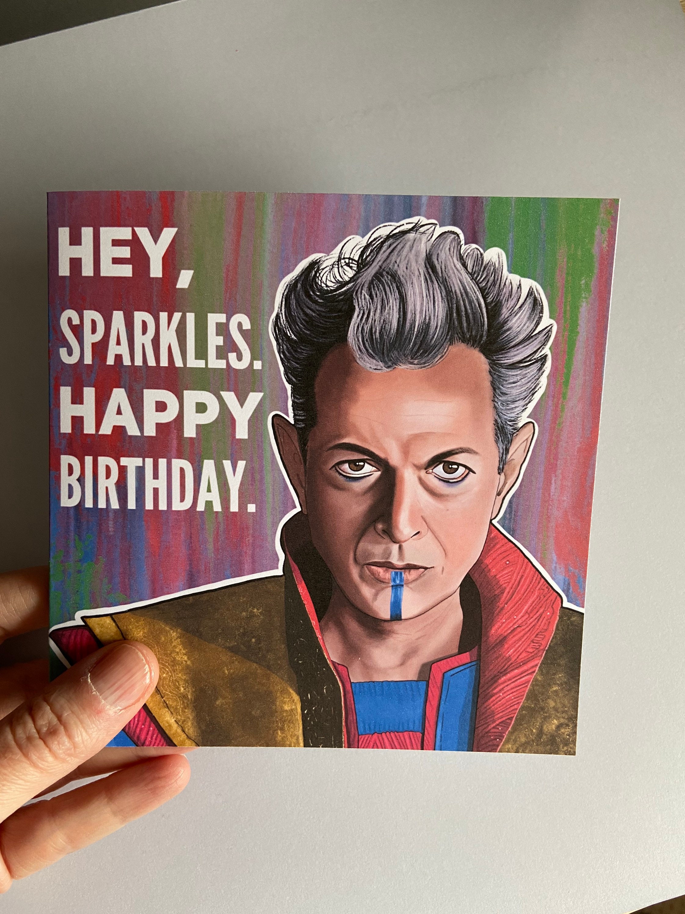 Grandmaster Fan Art Illustrated Handmade Greeting Card 2 | Etsy UK