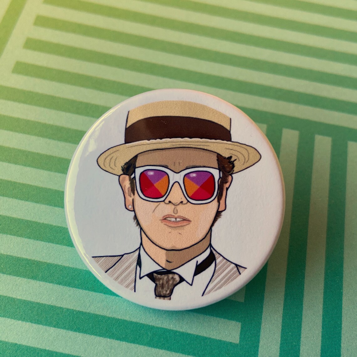 Elton John Pin Badge or please Select Your Etsy