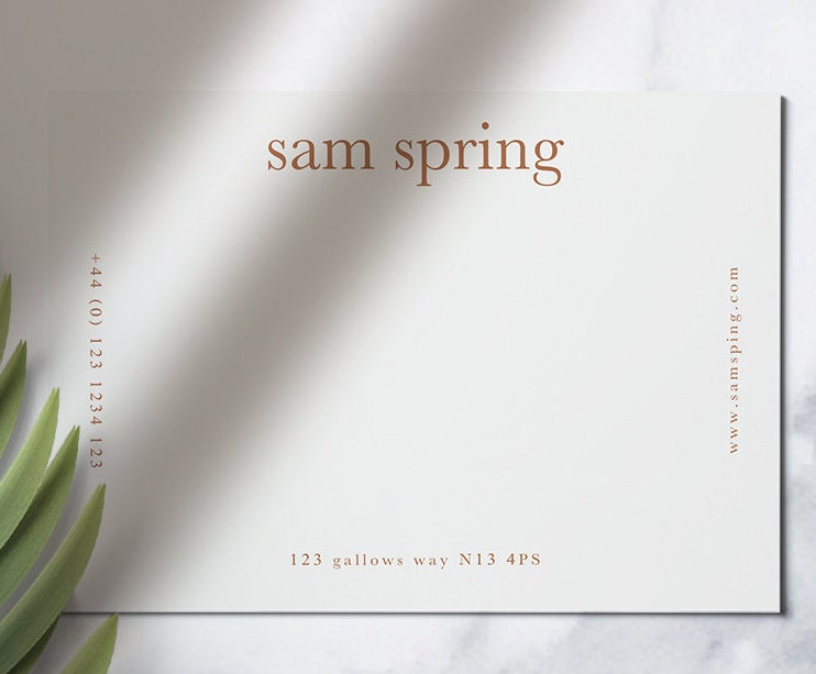 Luxury Note Cards Design and Print 350gsm A6 Printed Both Etsy UK