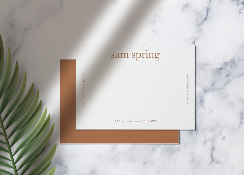 Luxury Note Cards Design and Print 350gsm A6 Printed Both Etsy UK