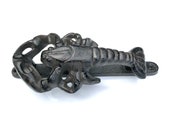 Lobster Door Knocker, Antique Style Cast Iron, Nautical, Sea, Beach Ornate Door Gate Knocker Door Knocker