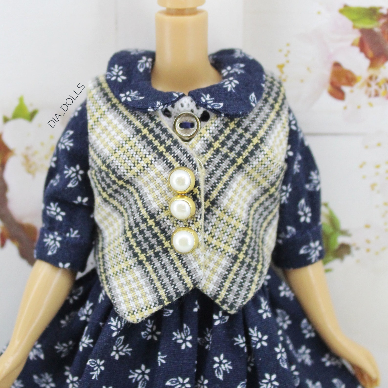 Waistcoat for Blythe doll clothes vest for Blythe doll Etsy