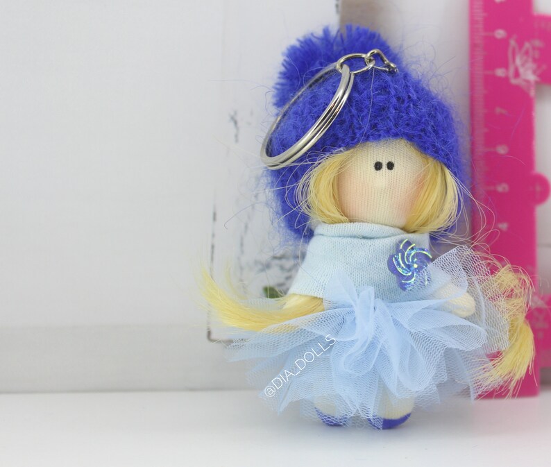 Doll keychain mini cute doll Handbag charm bag accessories Etsy