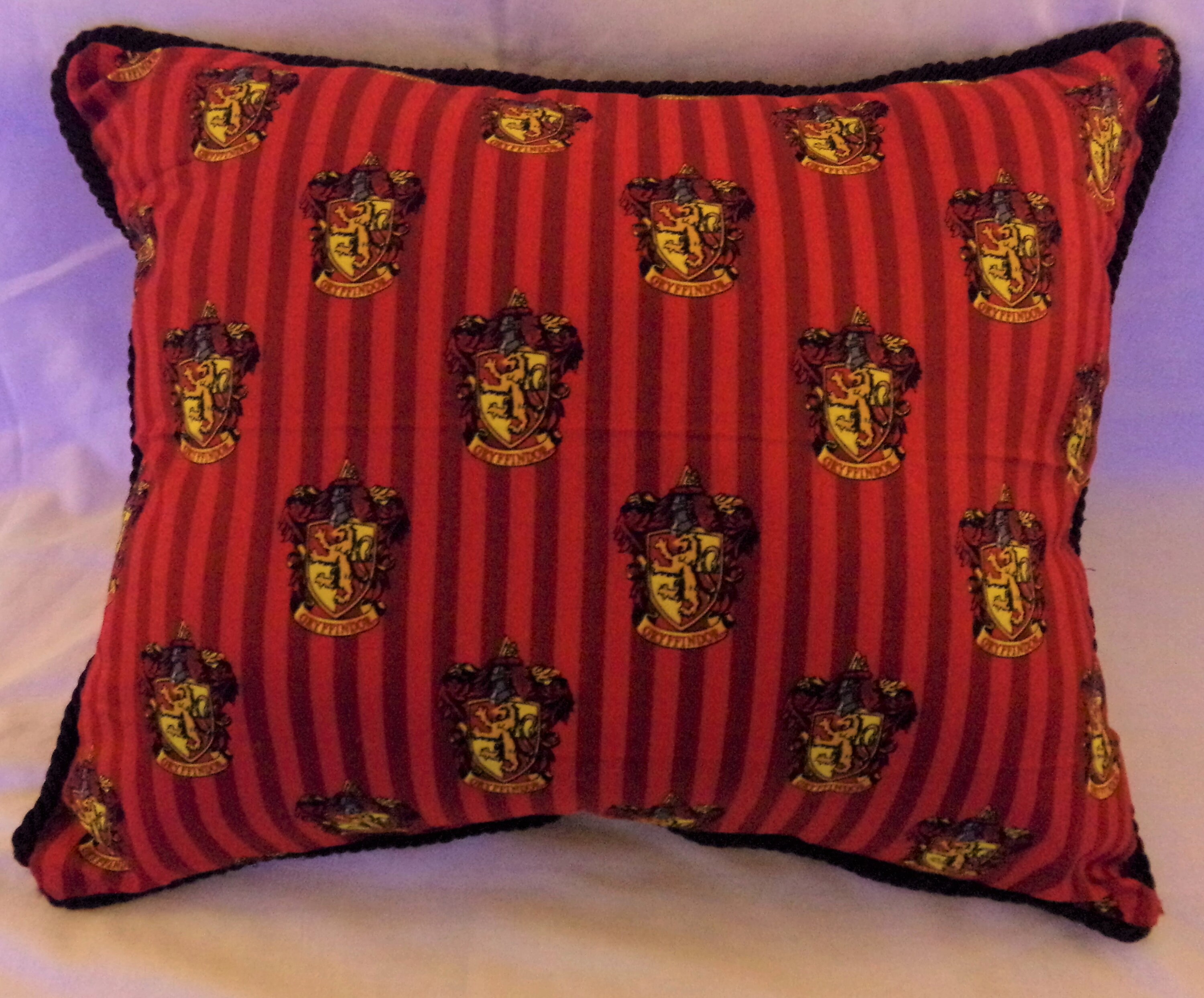 Harry Potter Gryffendor Decorative Pillow Etsy UK