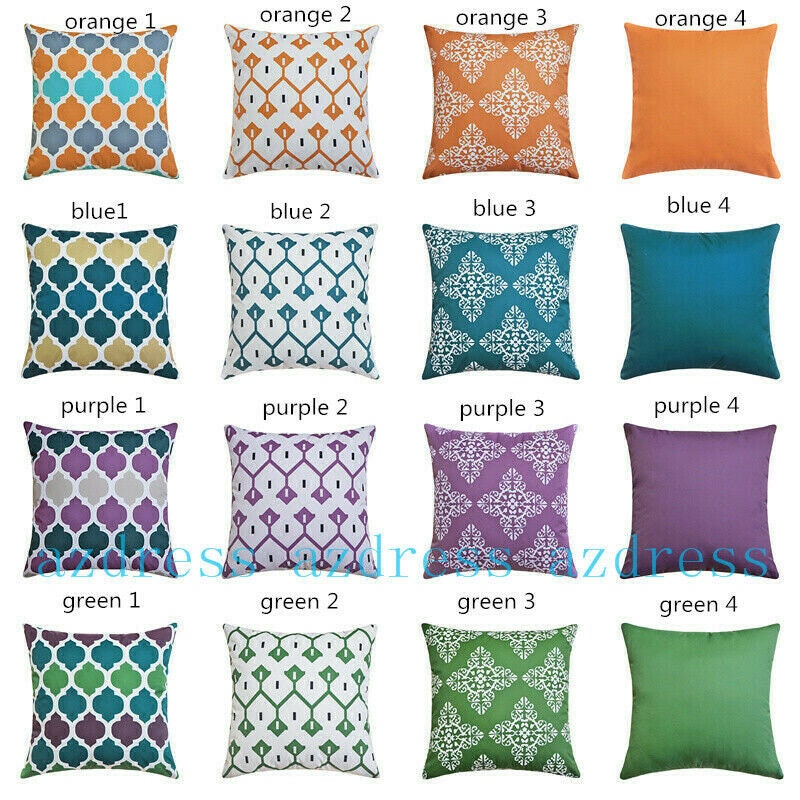 Cushion Cover, Pillow Case Waterproof, Throw Outdoor Home Decor