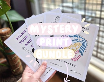 Mystery print bundle - random selection - queer trans art prints