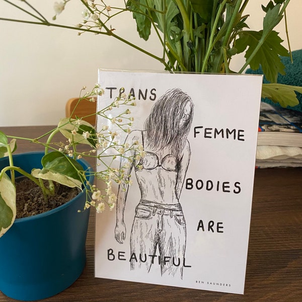 Nude Trans Woman Art - Etsy Canada