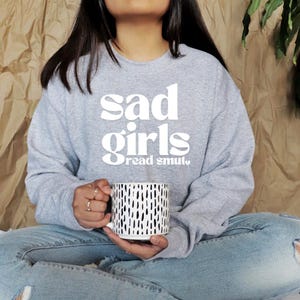 Sad Girls Read Smut SVG Book Lover Design Cricut Cut File Spicy Reader PNG Digital Download Bookish Funny Romance SVG  Reader Humor Svg