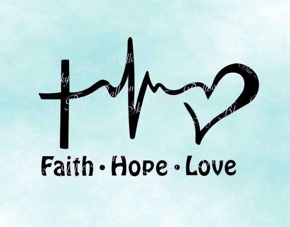 Download Faith Hope Love Svg Religious Svg Christian Svg Quote SVG | Etsy