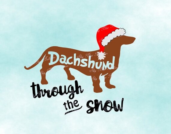 Free Free Dachshund Through The Snow Svg Free 94 SVG PNG EPS DXF File