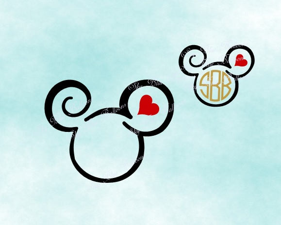 Download Swirl Mickey Svg Mickey Head Outline Valentine Disney SVG ...