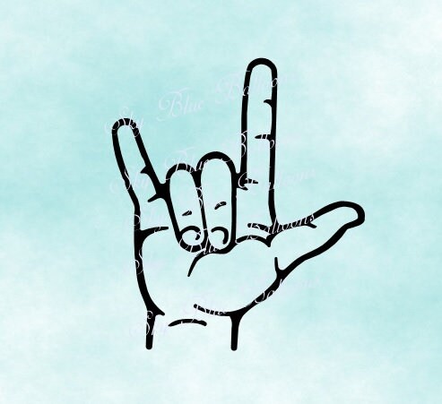 Download ASL Svg American Sign Language SVG Love Sign Svg I Love ...
