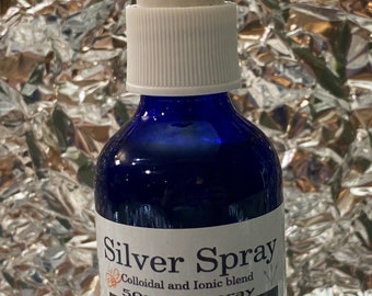 Colloidal Silver Upright Spray 50 PpM 2oz size
