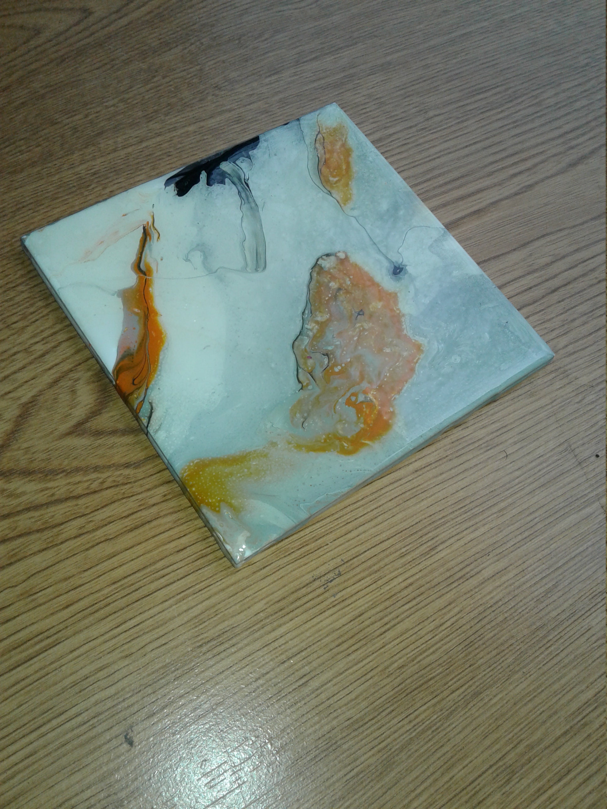 Ceramic Tile / Acrylic Painting 6x 6 Etsy