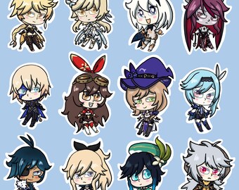Genshin Impact 2.5inch stickers