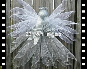 Deco mesh angel | Etsy