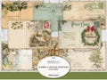 Shabby Christmas Postcards For Journals, Editable Winter Postcards For Scrapbooking, White Christmas Digital Paper, Printable Christmas Card product logo