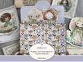Floral Cottage Girls Folder Envelope, Cottagecore Digital, Junk Journal Folio, Loaded Pocket, Folio Kit, Boho Envelope, Vintage Chic product logo