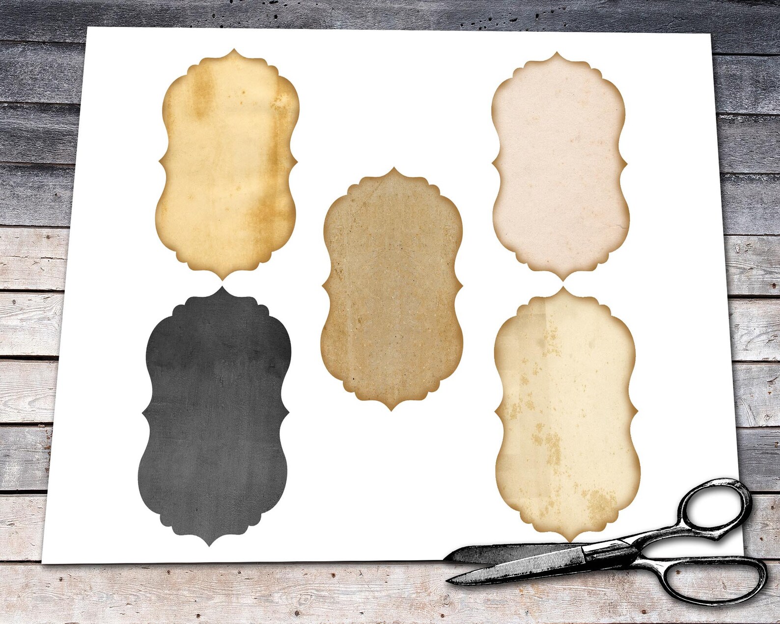 Editable Blank Label Blank Jar Labels Shabby Labels Edit - Etsy