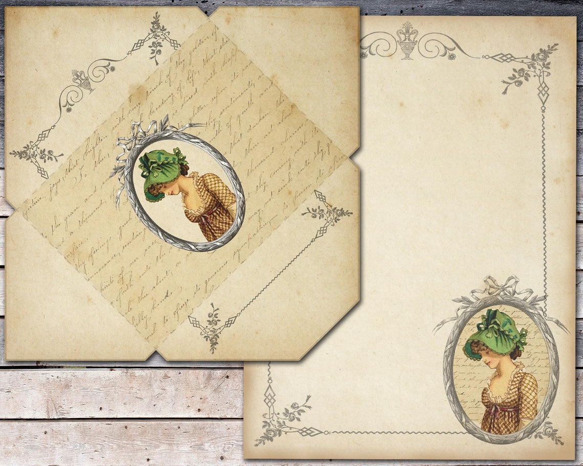 Jane Austen Stationery Regency Stationery Paper Regency Etsy