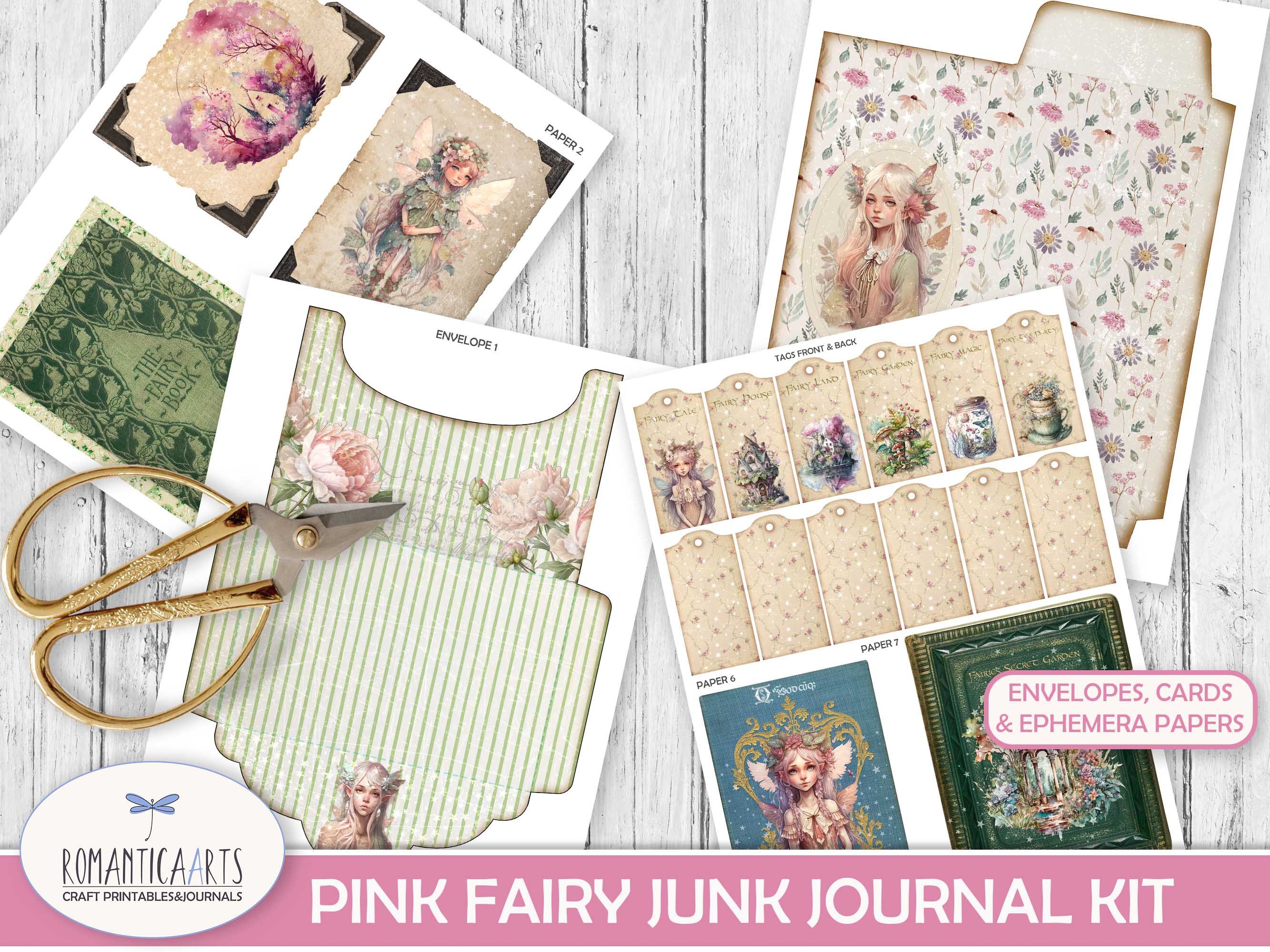 ジャンクジャーナル　雑記帳　pretty in pink ジャンクジャーナル 雑記帳 pretty in pink 雑貨・ステーショナリー
