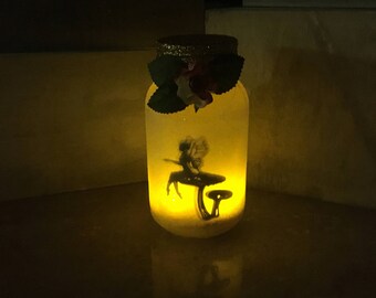 Fairy jar, fairy lantern.