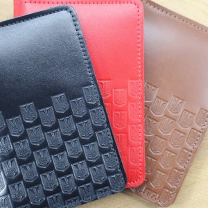 Passport cover. Ukraine Trident. Trizub